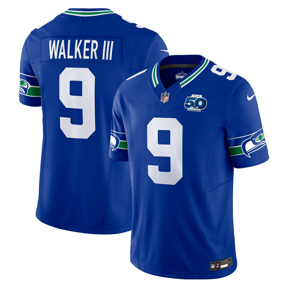 Seattle Seahawks Kenneth Walker III  50th Season Vapor F.U.S.E. Limited Jersey | NFL US