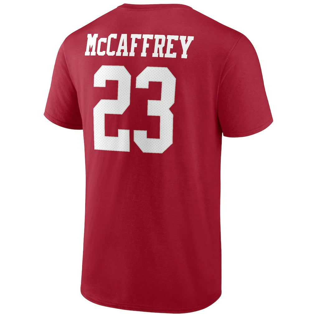 San Francisco 49ers Christian McCaffrey  Player Icon T-Shirt | NFL Discount
