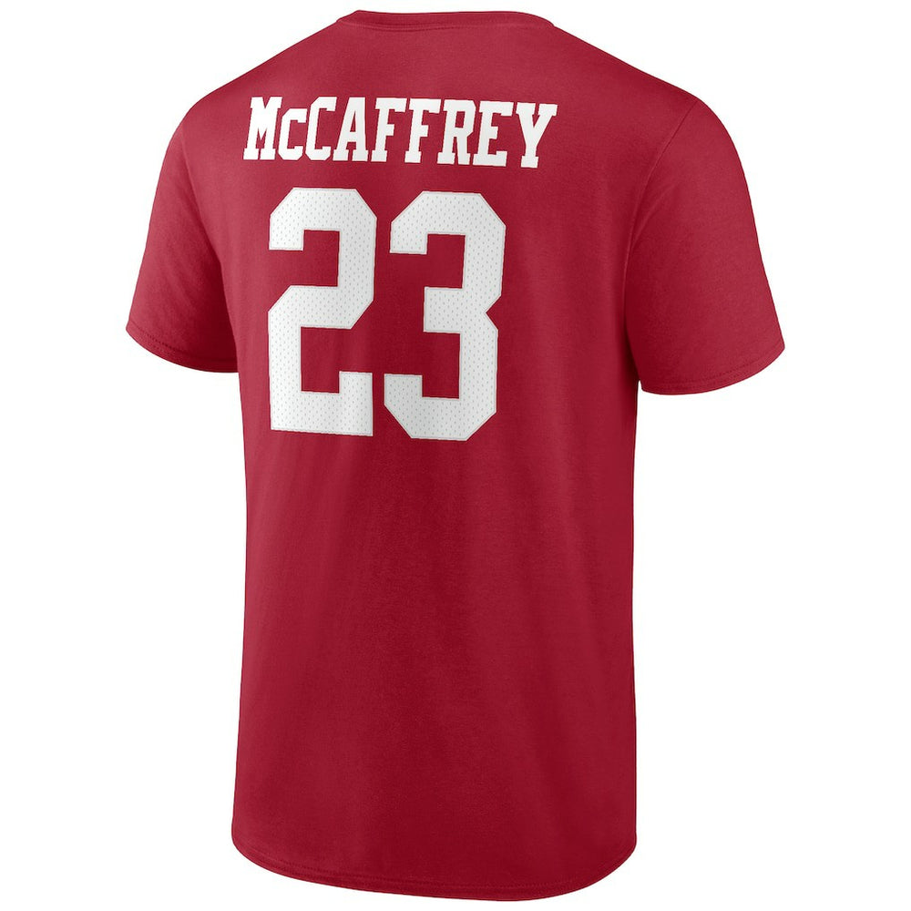 San Francisco 49ers Christian McCaffrey  Player Icon T-Shirt | NFL Discount