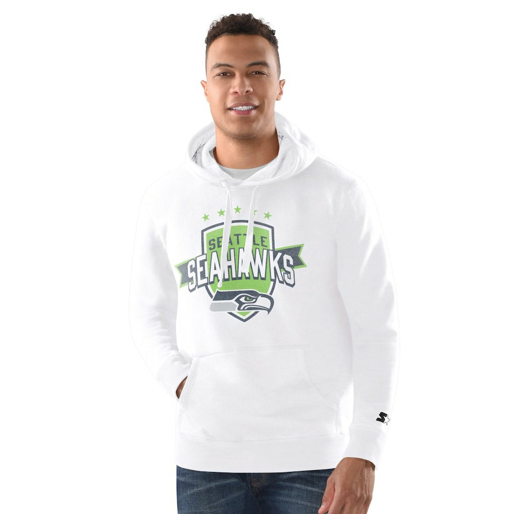Seattle Seahawks Starter Vintage Pullover Hoodie | NFL Outlet