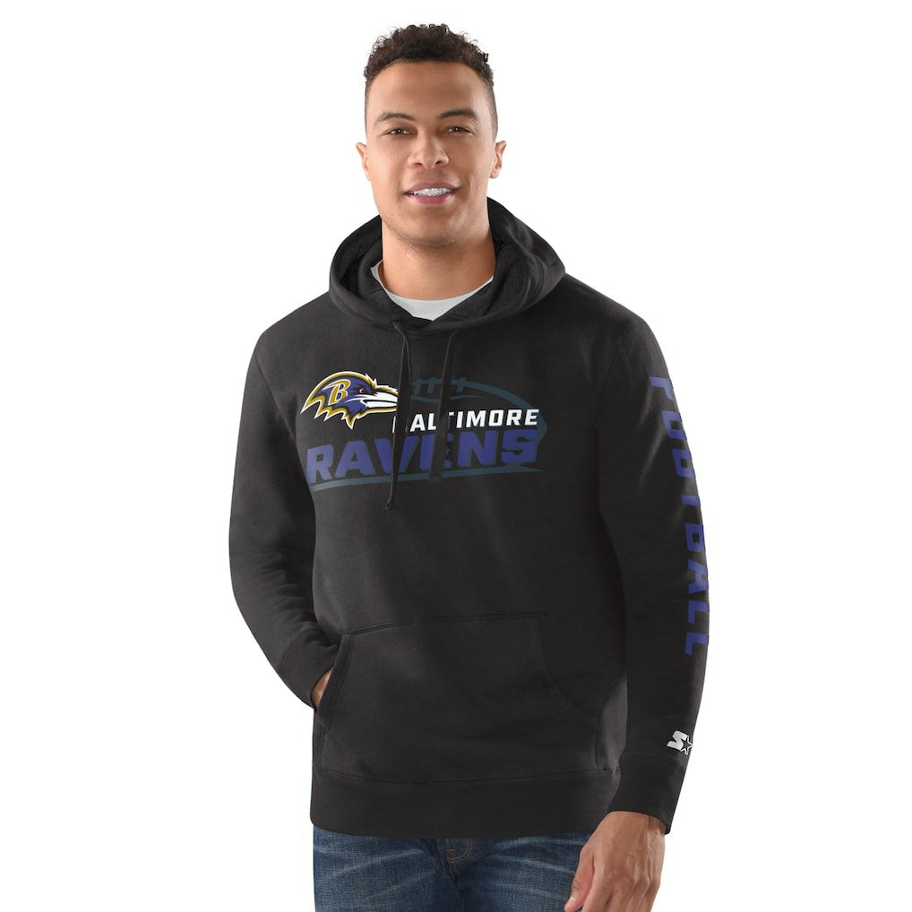 Baltimore Ravens Starter Vintage Pullover Hoodie | NFL Near me