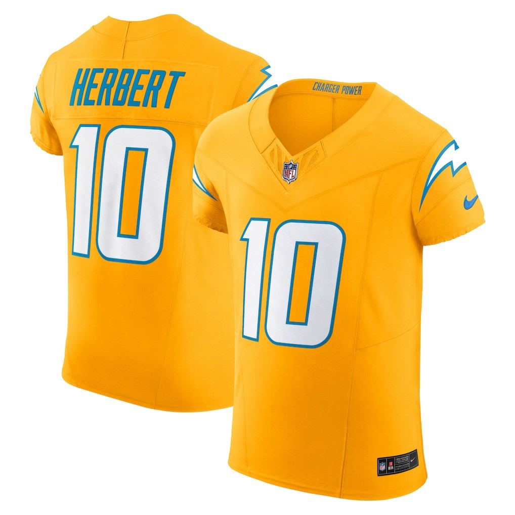 Los Angeles Chargers Justin Herbert  Alternate Charger Power Vapor F.U.S.E. Elite Jersey | NFL Sale