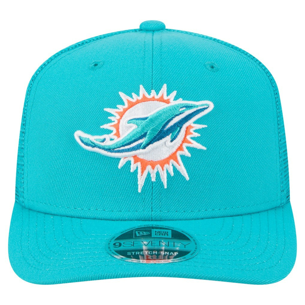 Miami Dolphins Team Collection 9SEVENTY Stretch-Snap Adjustable Hat | NFL Discount