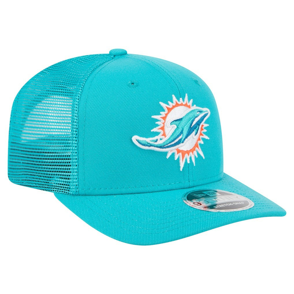 Miami Dolphins Team Collection 9SEVENTY Stretch-Snap Adjustable Hat | NFL Discount