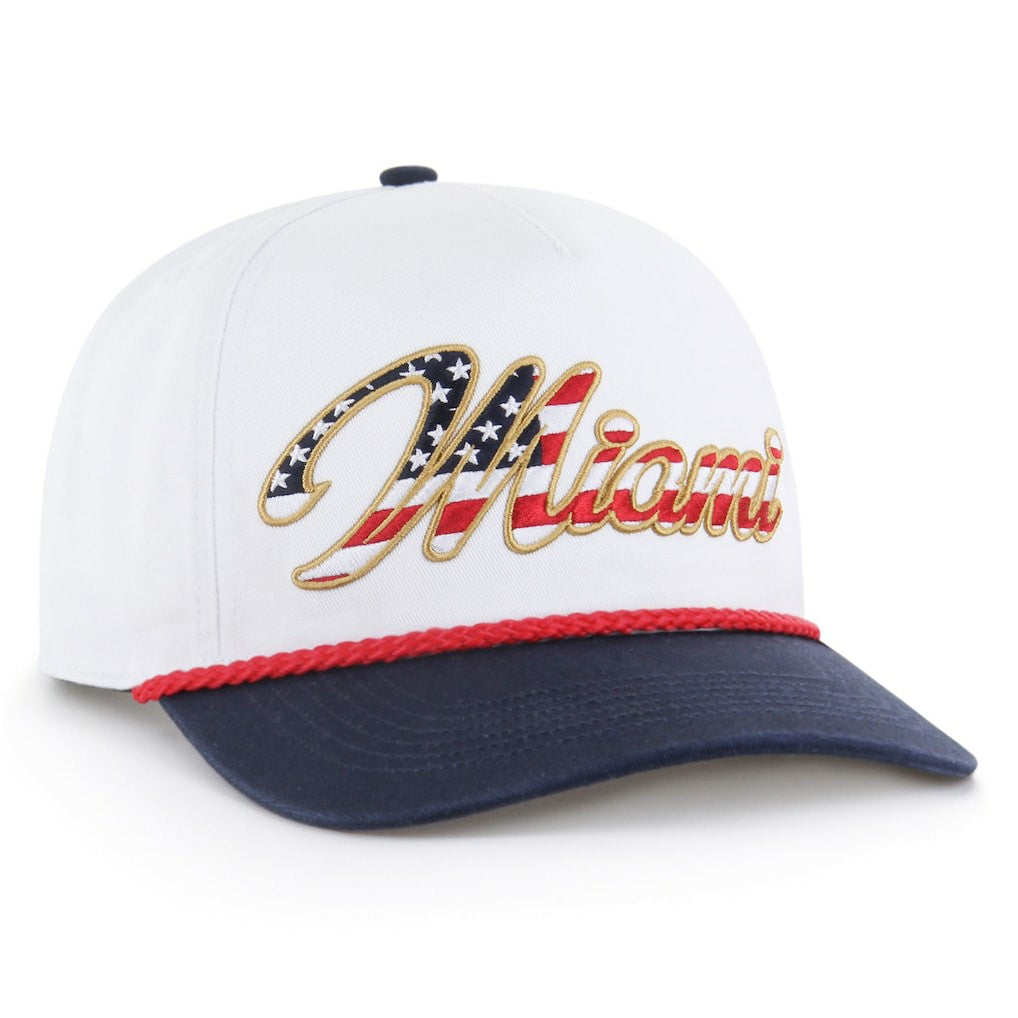 Miami Dolphins '47 Patriotic Overhand Hitch Adjustable Hat | NFL On sale
