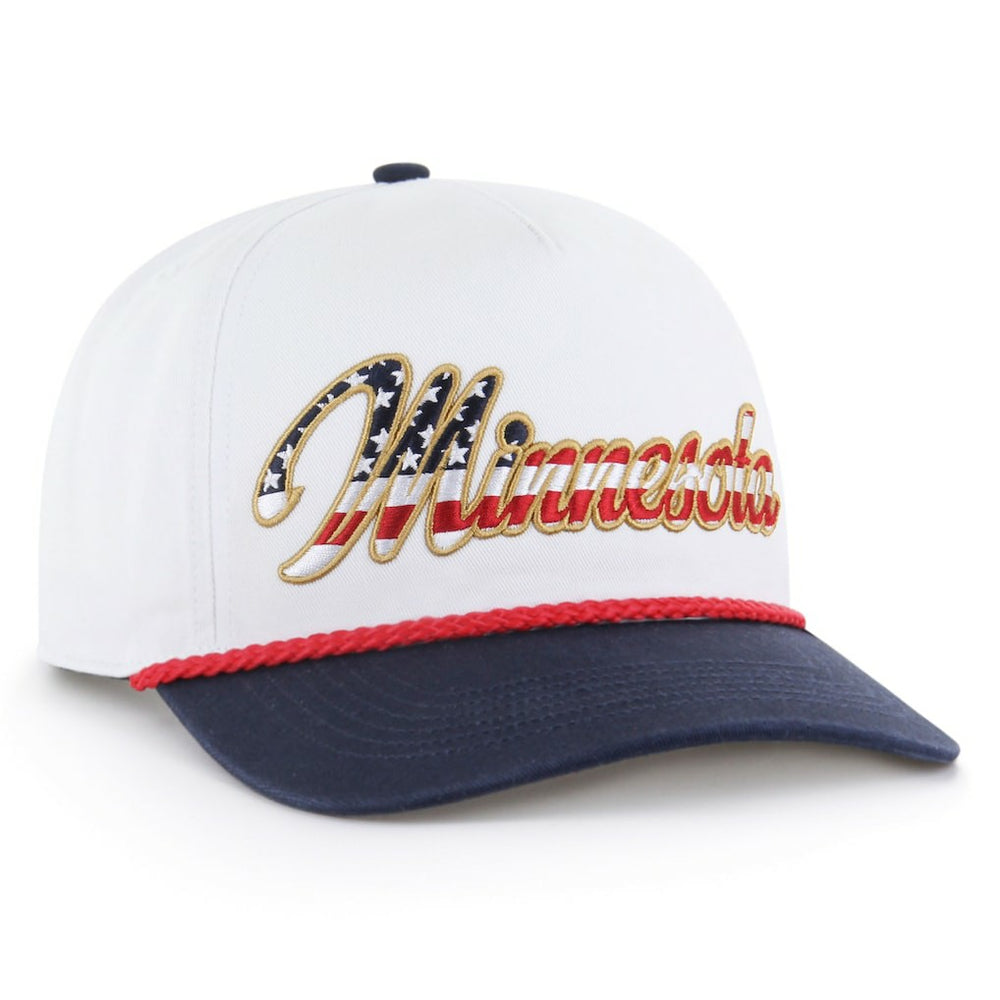 Minnesota Vikings '47 Patriotic Overhand Hitch Adjustable Hat | NFL Sale