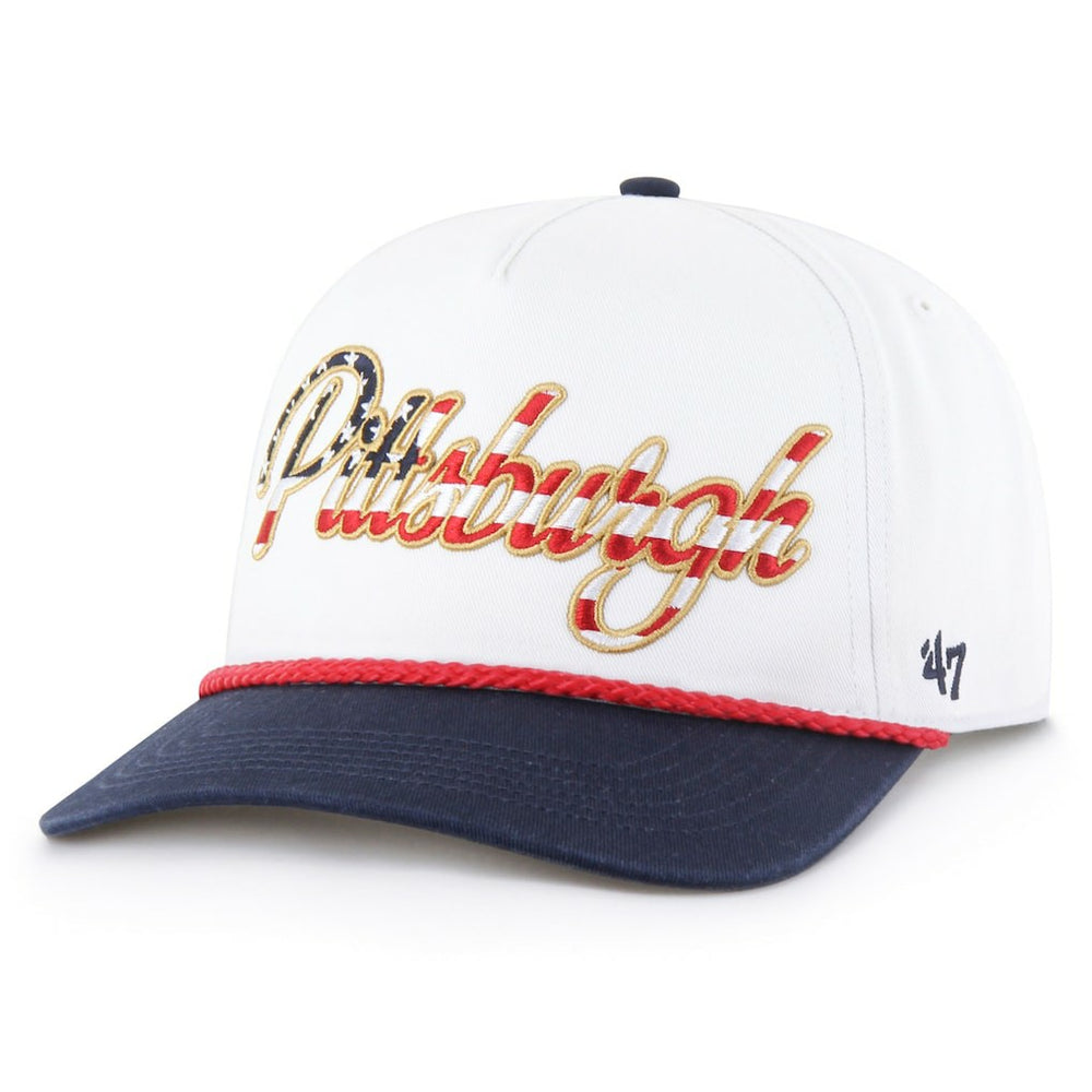 Pittsburgh Steelers '47 Patriotic Overhand Hitch Adjustable Hat | NFL Discount