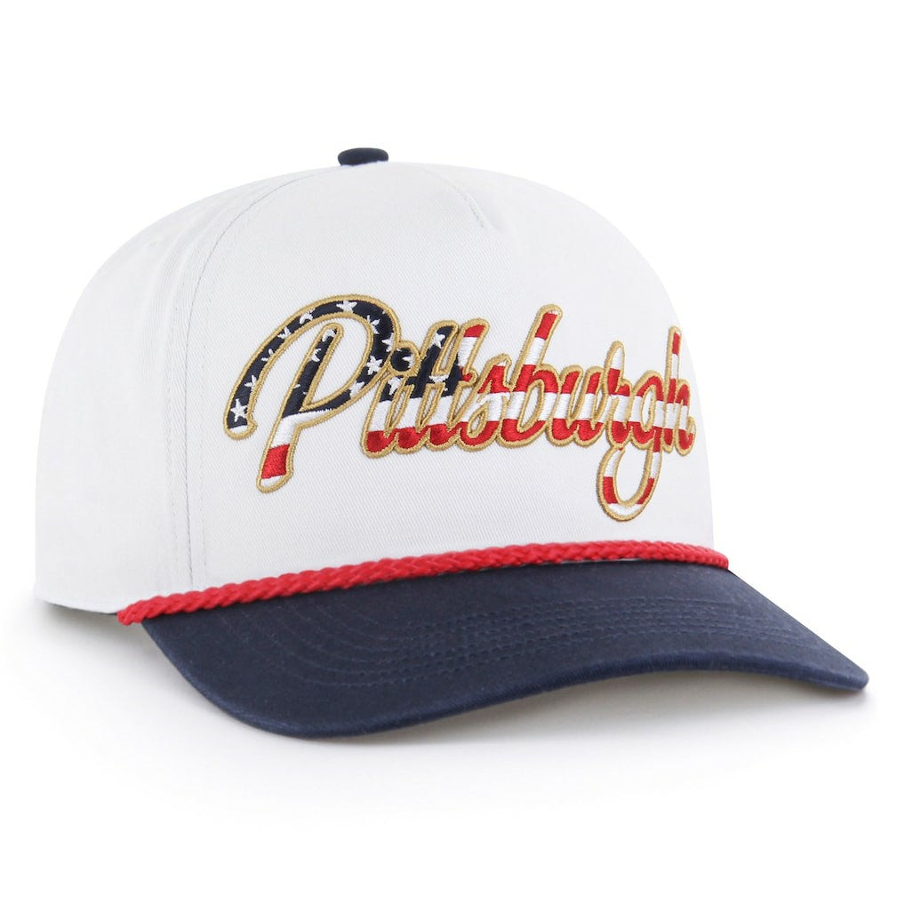 Pittsburgh Steelers '47 Patriotic Overhand Hitch Adjustable Hat | NFL Discount