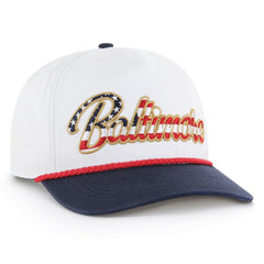 Baltimore Ravens '47 Patriotic Overhand Hitch Adjustable Hat | NFL Hot