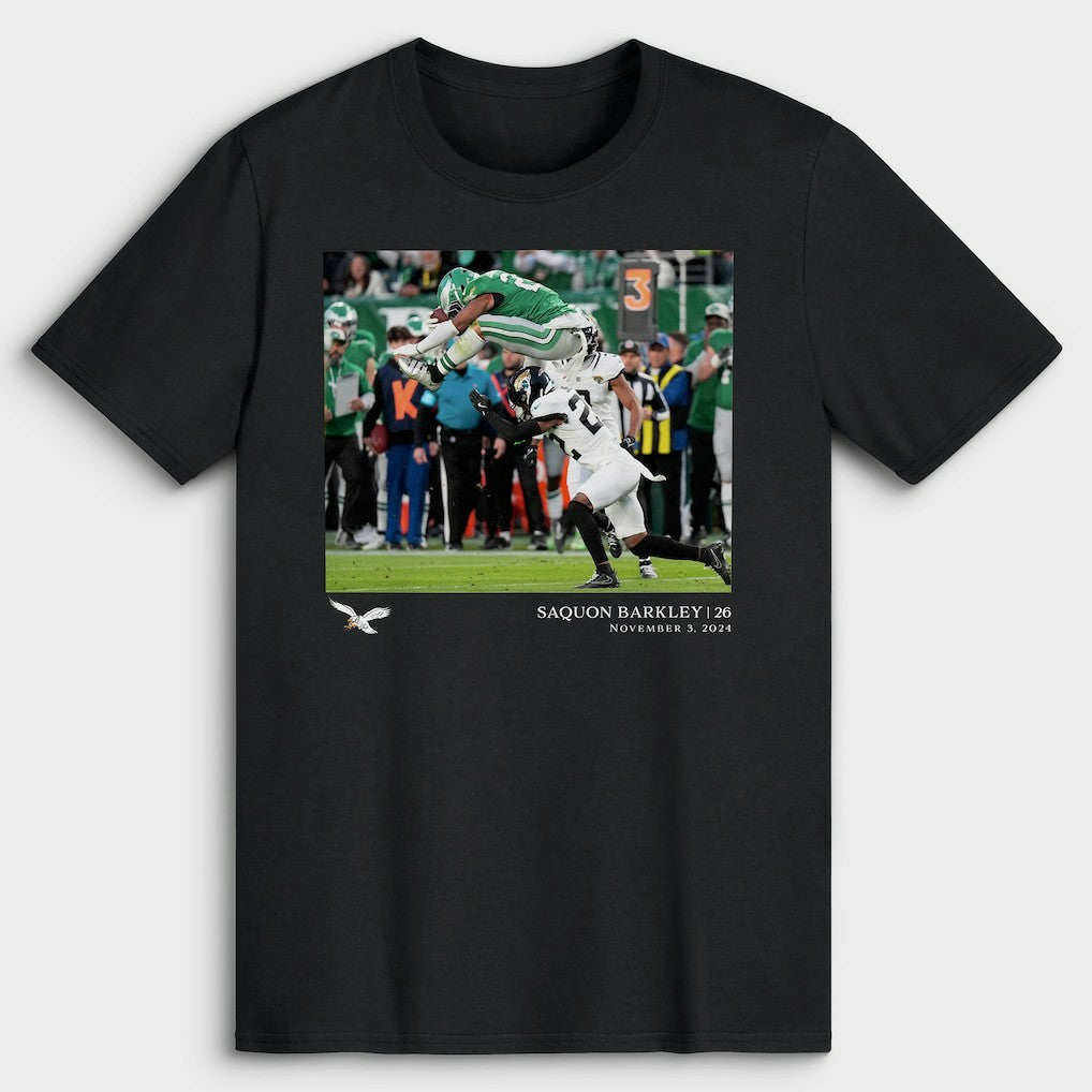 Philadelphia Eagles Saquon Barkley  NFL Flash Features Week 9 T-Shirt | NFL US