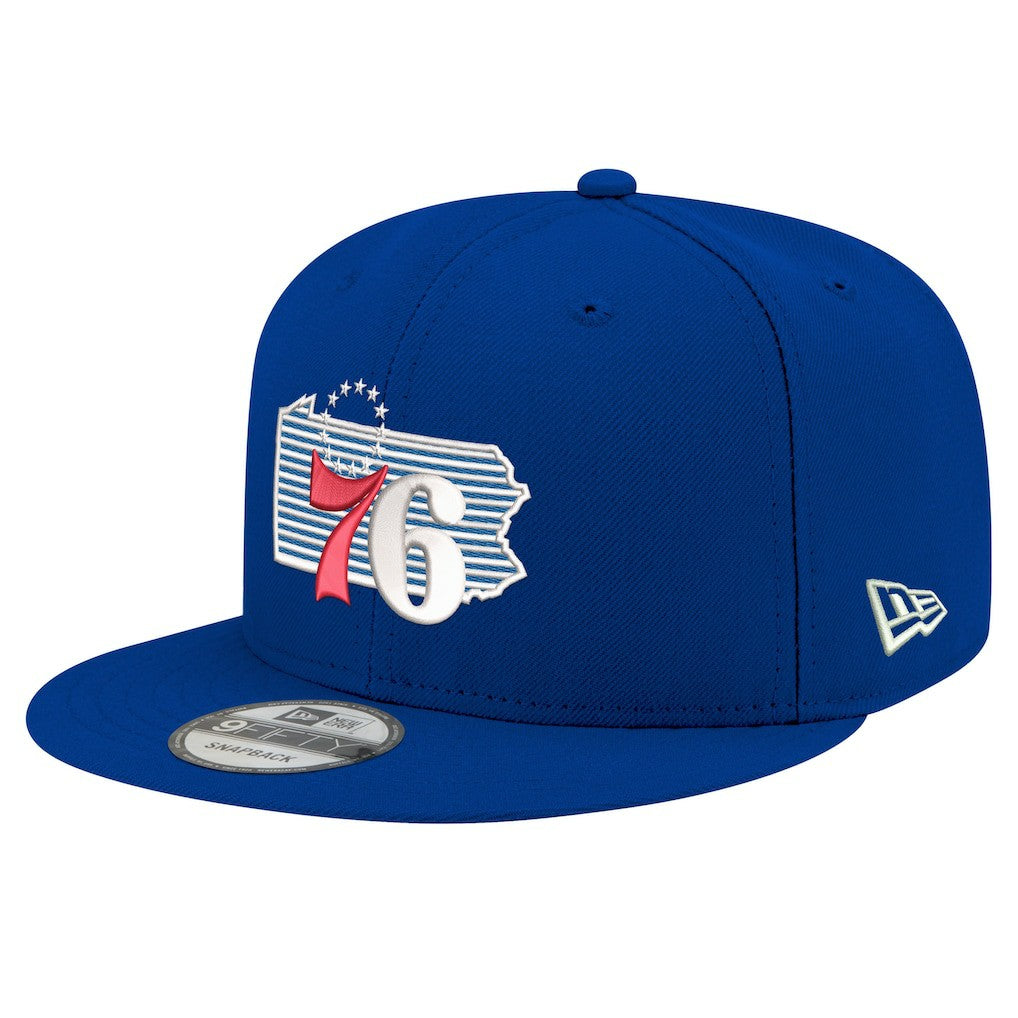 Royal Philadelphia 76ers State Pride 9FIFTY Snapback Hat | NBA