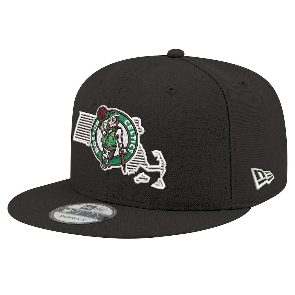 Black Boston Celtics State Pride 9FIFTY Snapback Hat | NBA