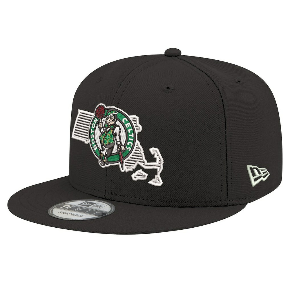 Black Boston Celtics State Pride 9FIFTY Snapback Hat | NBA