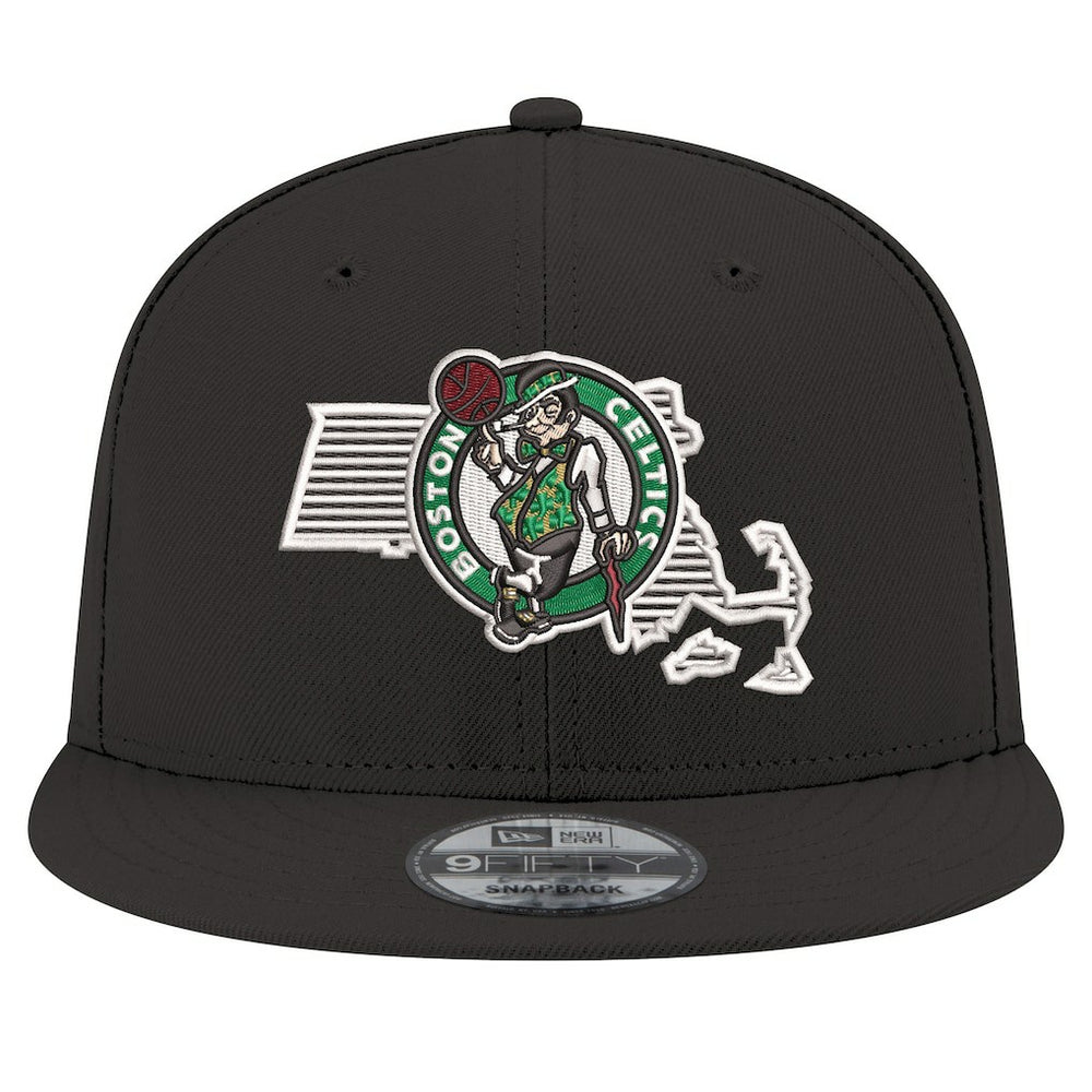 Black Boston Celtics State Pride 9FIFTY Snapback Hat | NBA