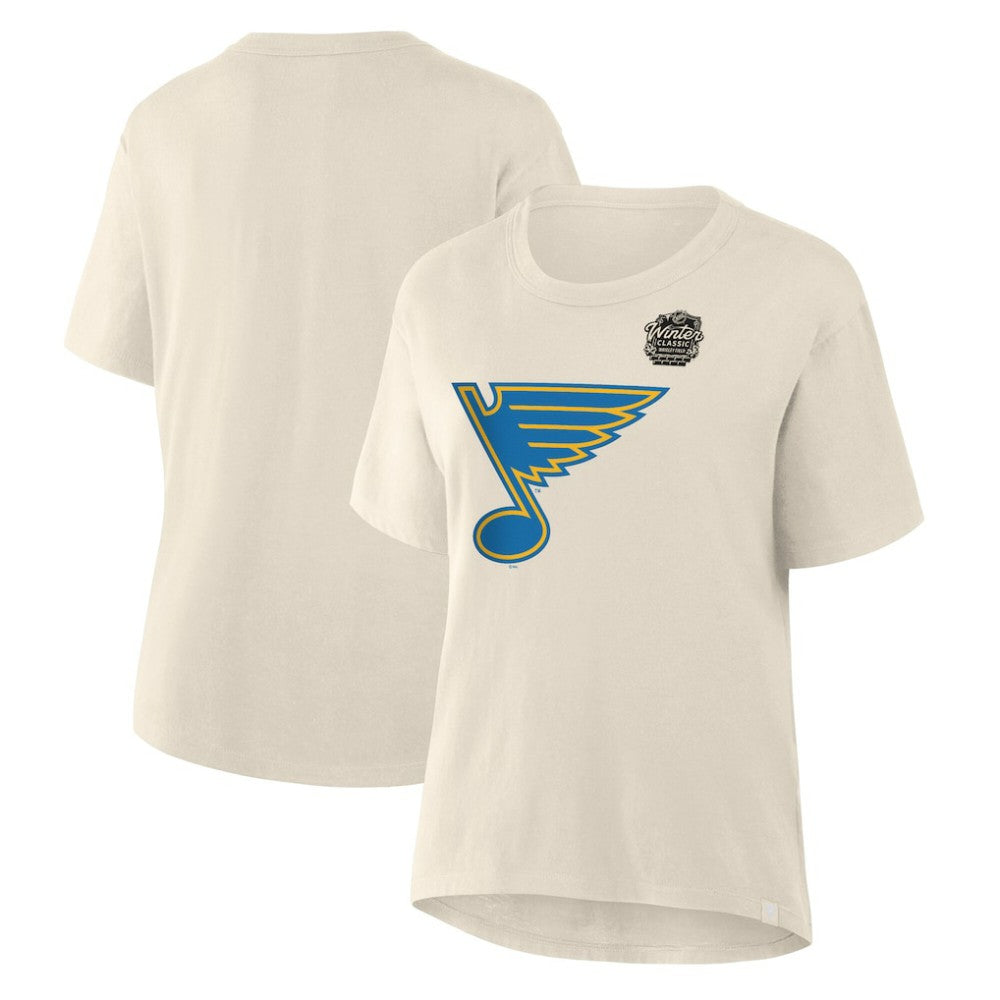 St. Louis Blues Fanatics Women's 2025 Winter Classic Primary Logo T-Shirt -  NHL T-shirts