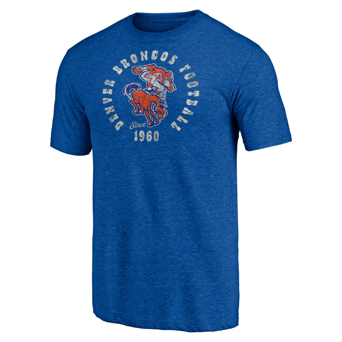 Denver Broncos Vintage Tri-Blend T-Shirt | NFL Sale