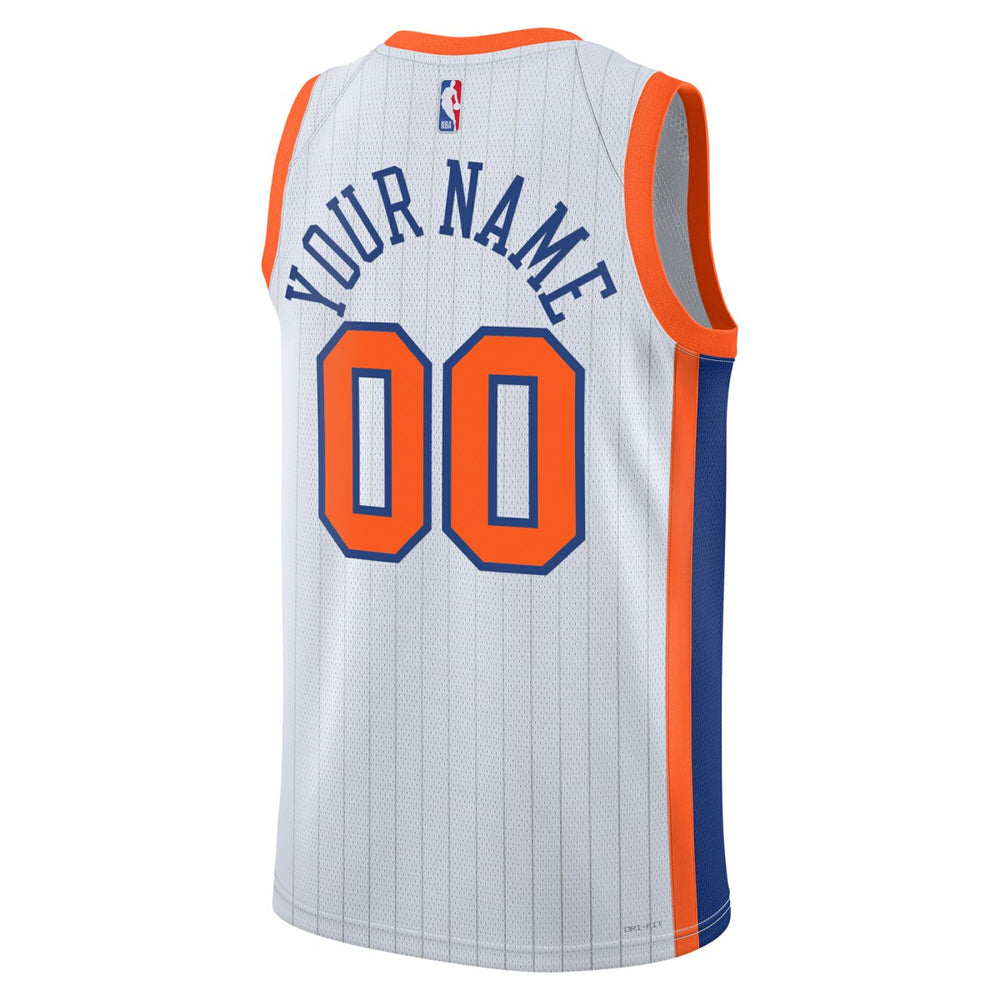 White New York Knicks Unisex 2024/25 Custom Swingman Jersey | NBA