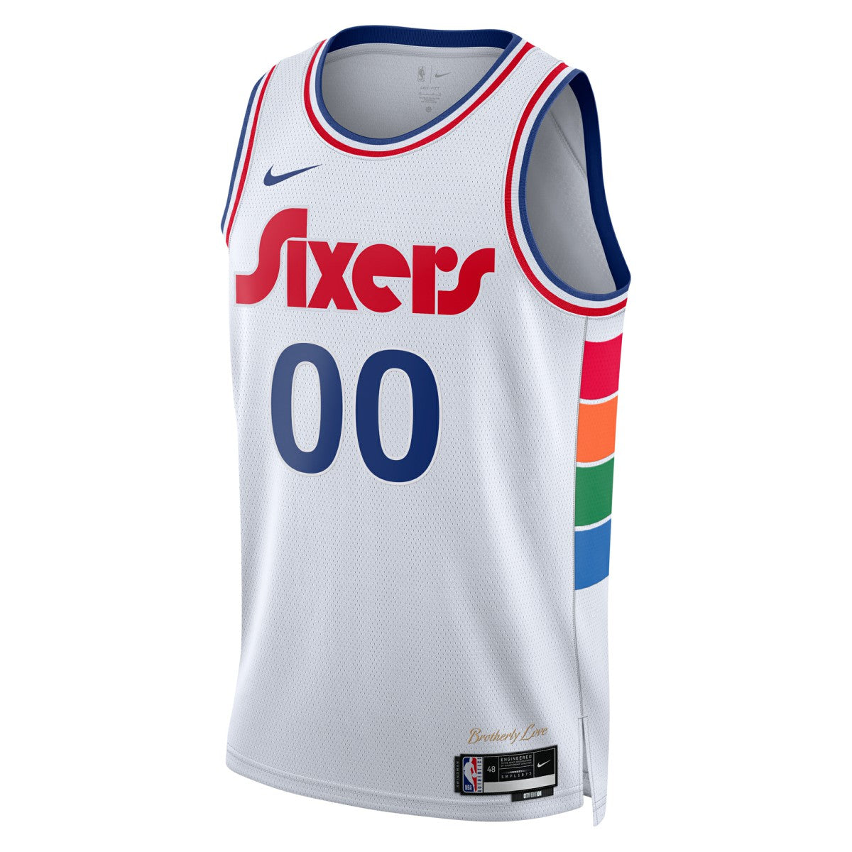 White Philadelphia 76ers Unisex 2024/25 Custom Swingman Jersey | NBA