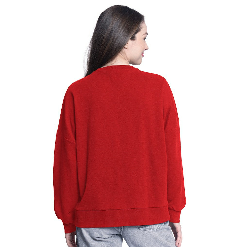 Red Chicago Bulls G-III 4Her by Carl Banks Women's Athletic Pullover Sweatshirt | NBA