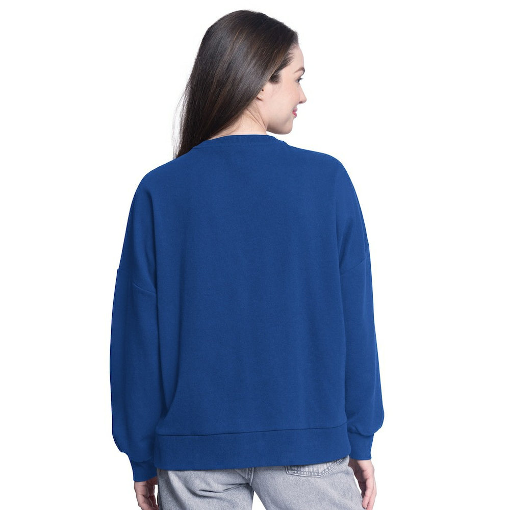 Royal Philadelphia 76ers G-III 4Her by Carl Banks Women's Athletic Pullover Sweatshirt | NBA
