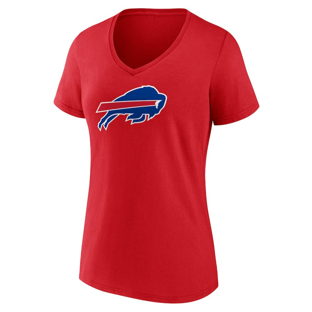 Buffalo Bills Women's Primary Logo V-Neck T-Shirt | NFL Sale