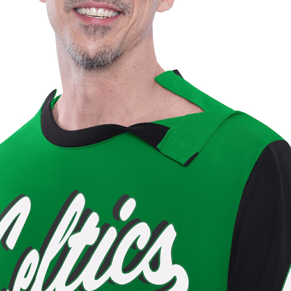 Green Boston Celtics G-III Sports by Carl Banks Adaptive Rugby Long Sleeve Top | NBA