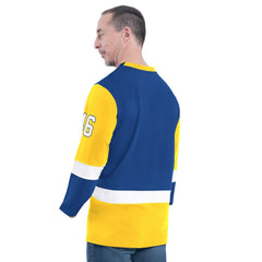 Royal Golden State Warriors G-III Sports by Carl Banks Adaptive Rugby Long Sleeve Top sale | NBA
