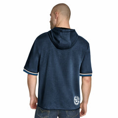 Navy Minnesota Timberwolves Tommy Jeans Paul French Terry Short Sleeve Pullover Hoodie | NBA