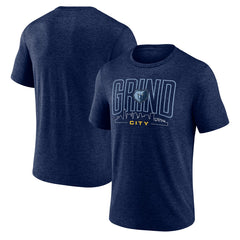Navy Memphis Grizzlies Huddle Tri-Blend T-Shirt | NBA