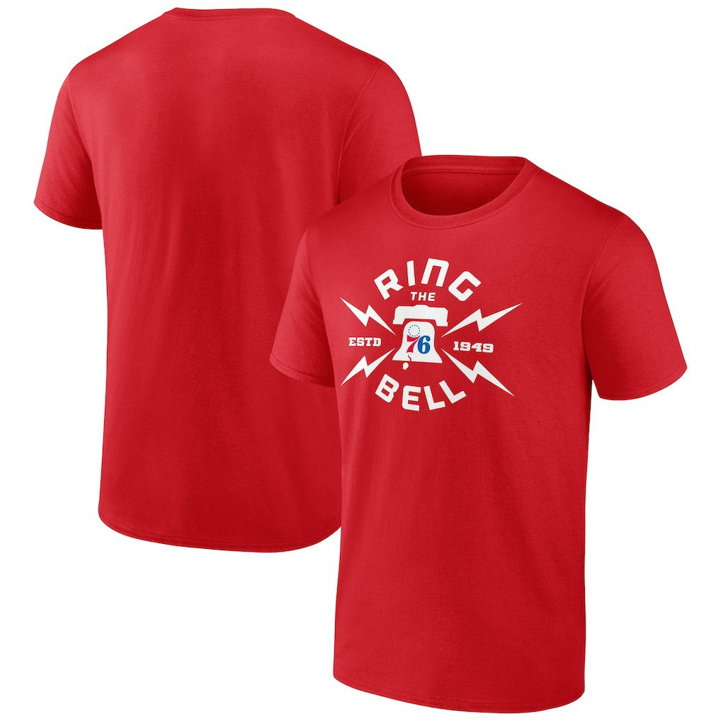 Red Philadelphia 76ers Huddle T-Shirt | NBA