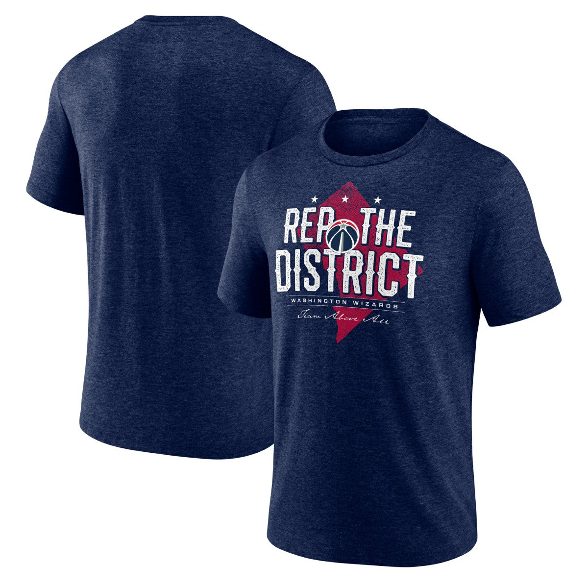 Navy Washington Wizards Huddle Tri-Blend T-Shirt | NBA