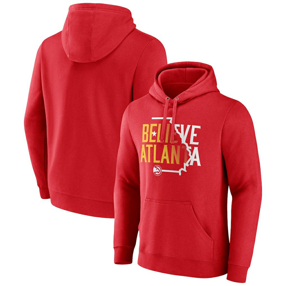 Red Atlanta Hawks Team Pride Pullover Hoodie | NBA