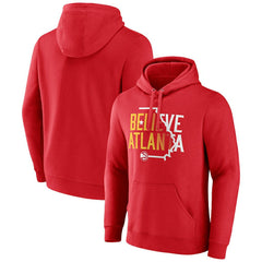 Red Atlanta Hawks Team Pride Pullover Hoodie | NBA