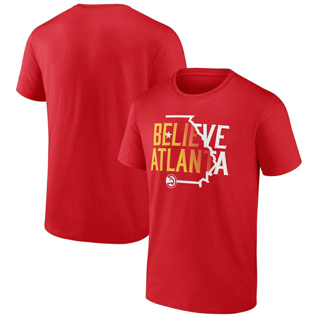 Red Atlanta Hawks Team Pride T-Shirt | NBA