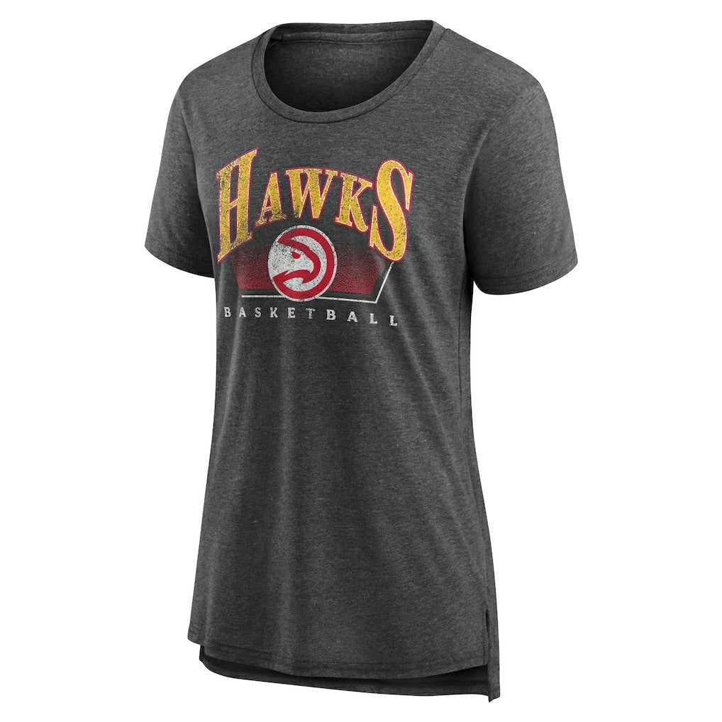 Gray Atlanta Hawks Women's Selection Tri-Blend T-Shirt | NBA