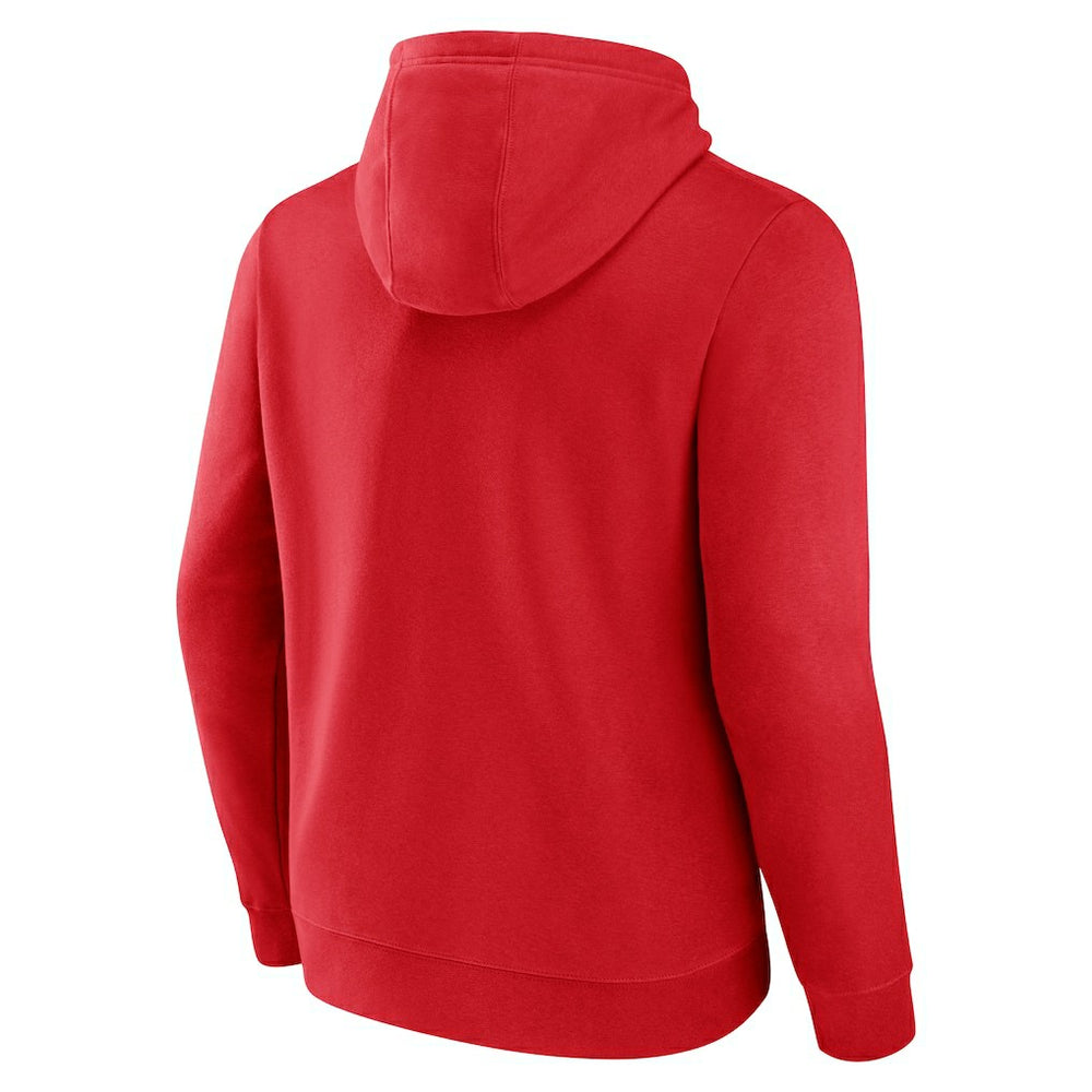Red Chicago Bulls Wordmark Pullover Hoodie | NBA