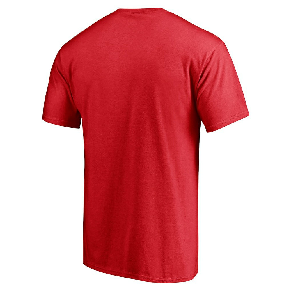 Red Chicago Bulls Gradient Logo T-Shirt sale | NBA