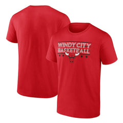 Red Chicago Bulls Core Hometown Launch T-Shirt sale | NBA