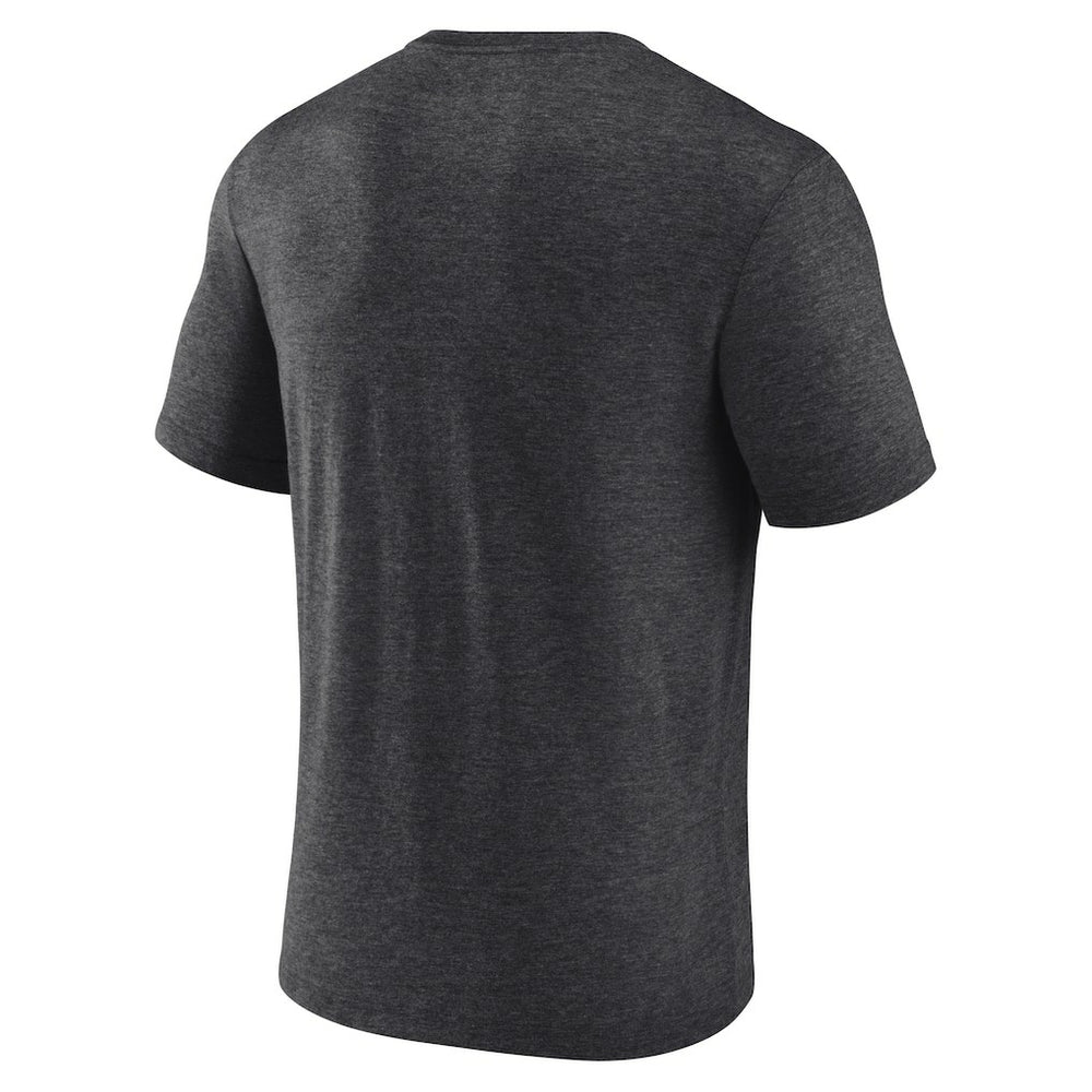 Charcoal Chicago Bulls Announcer Tri-Blend T-Shirt | NBA