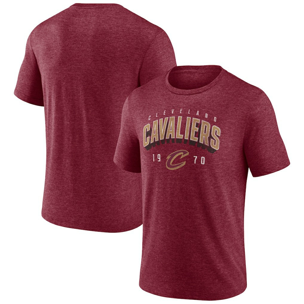 Wine Cleveland Cavaliers Backboard Tri-Blend T-Shirt sale | NBA