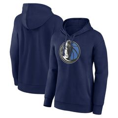 Navy Dallas Mavericks Women's Primary Logo Pullover Hoodie sale | NBA