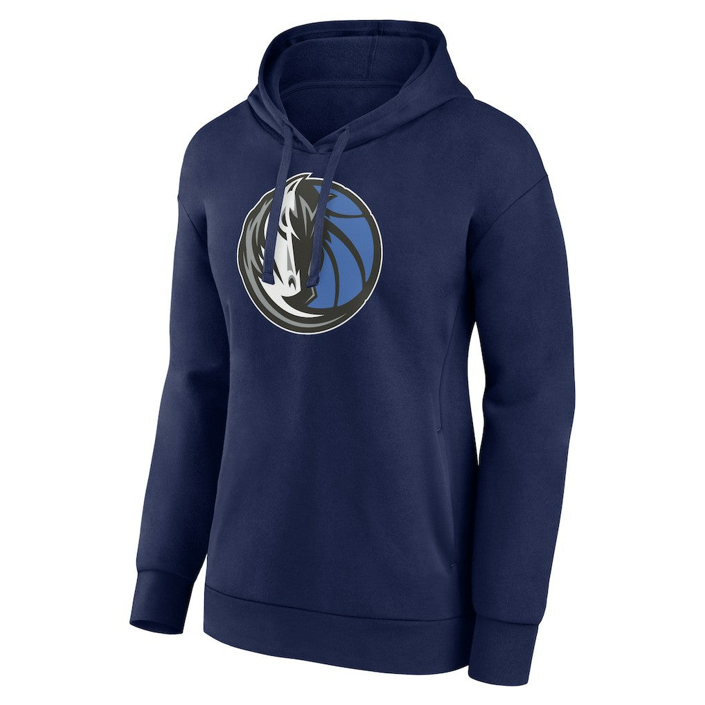 Navy Dallas Mavericks Women's Primary Logo Pullover Hoodie sale | NBA