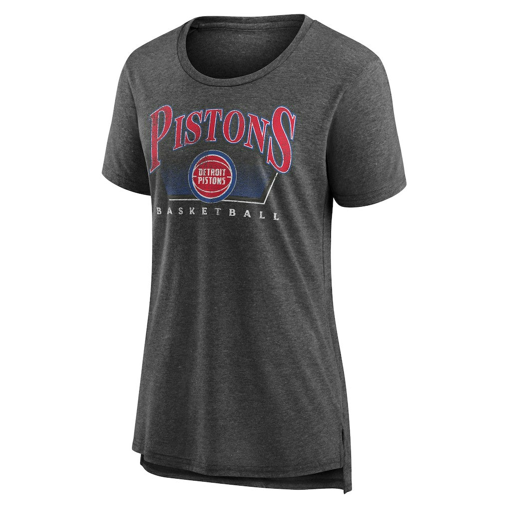 Gray Detroit Pistons Women's Selection Tri-Blend T-Shirt sale | NBA