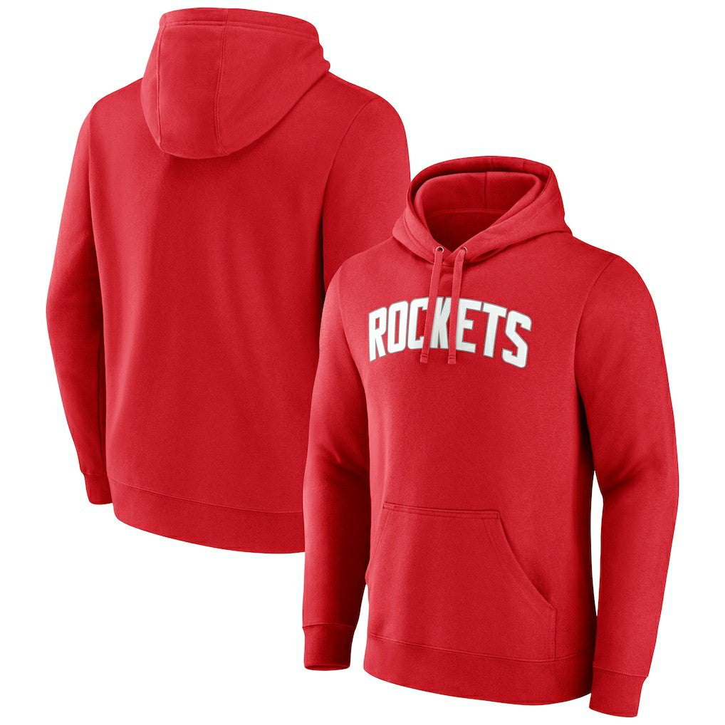 Red Houston Rockets Wordmark Pullover Hoodie sale | NBA