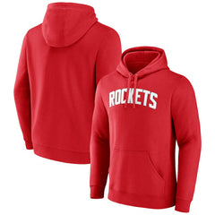 Red Houston Rockets Wordmark Pullover Hoodie sale | NBA