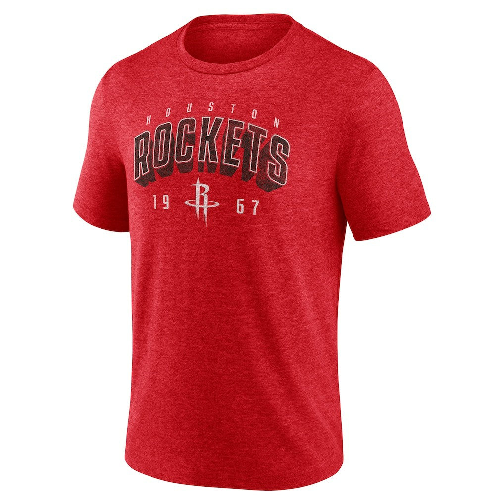 Red Houston Rockets Backboard Tri-Blend T-Shirt sale | NBA
