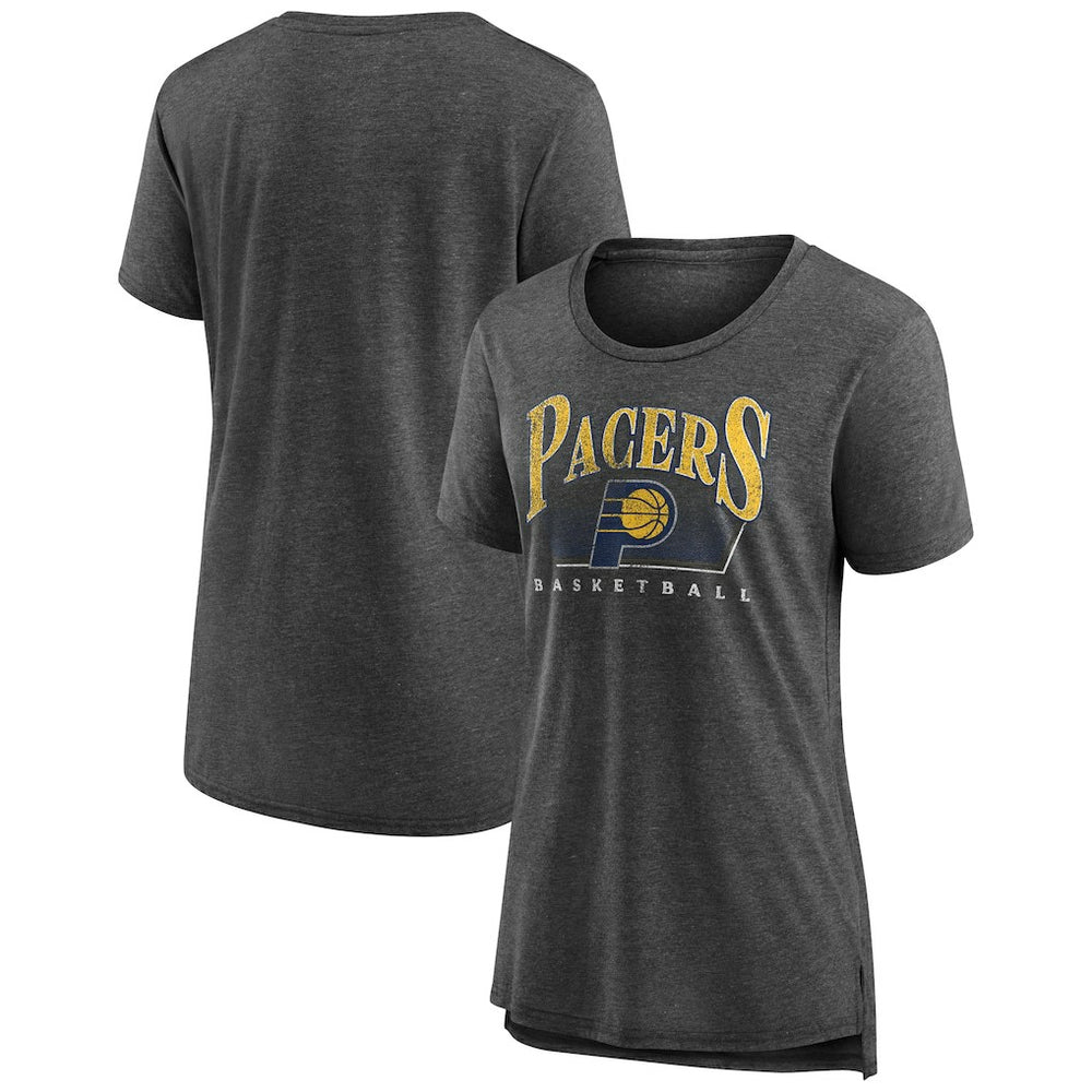 Gray Indiana Pacers Women's Selection Tri-Blend T-Shirt | NBA