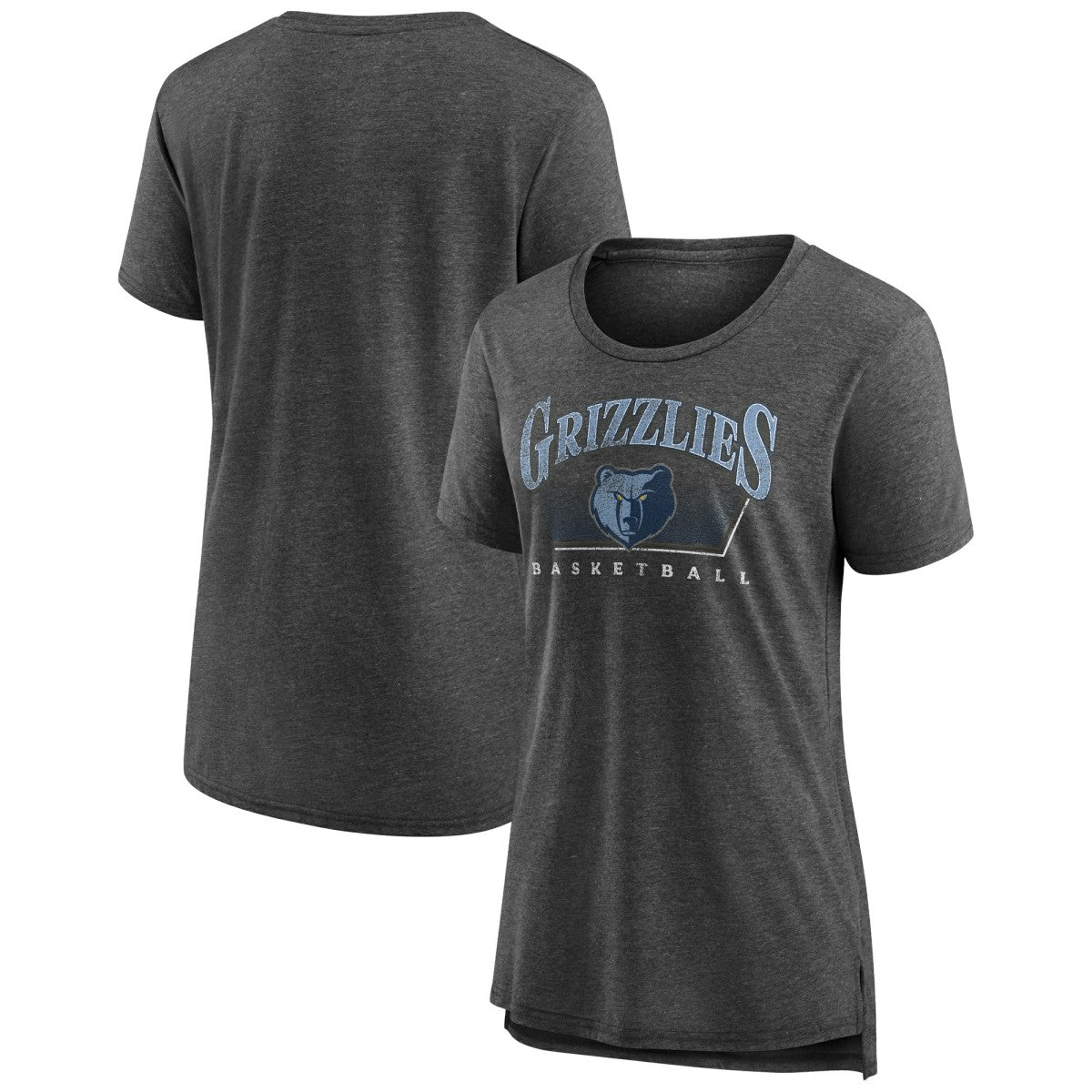 Gray Memphis Grizzlies Women's Selection Tri-Blend T-Shirt | NBA