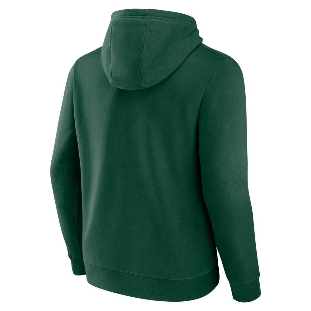 Hunter Green Milwaukee Bucks Wordmark Pullover Hoodie | NBA