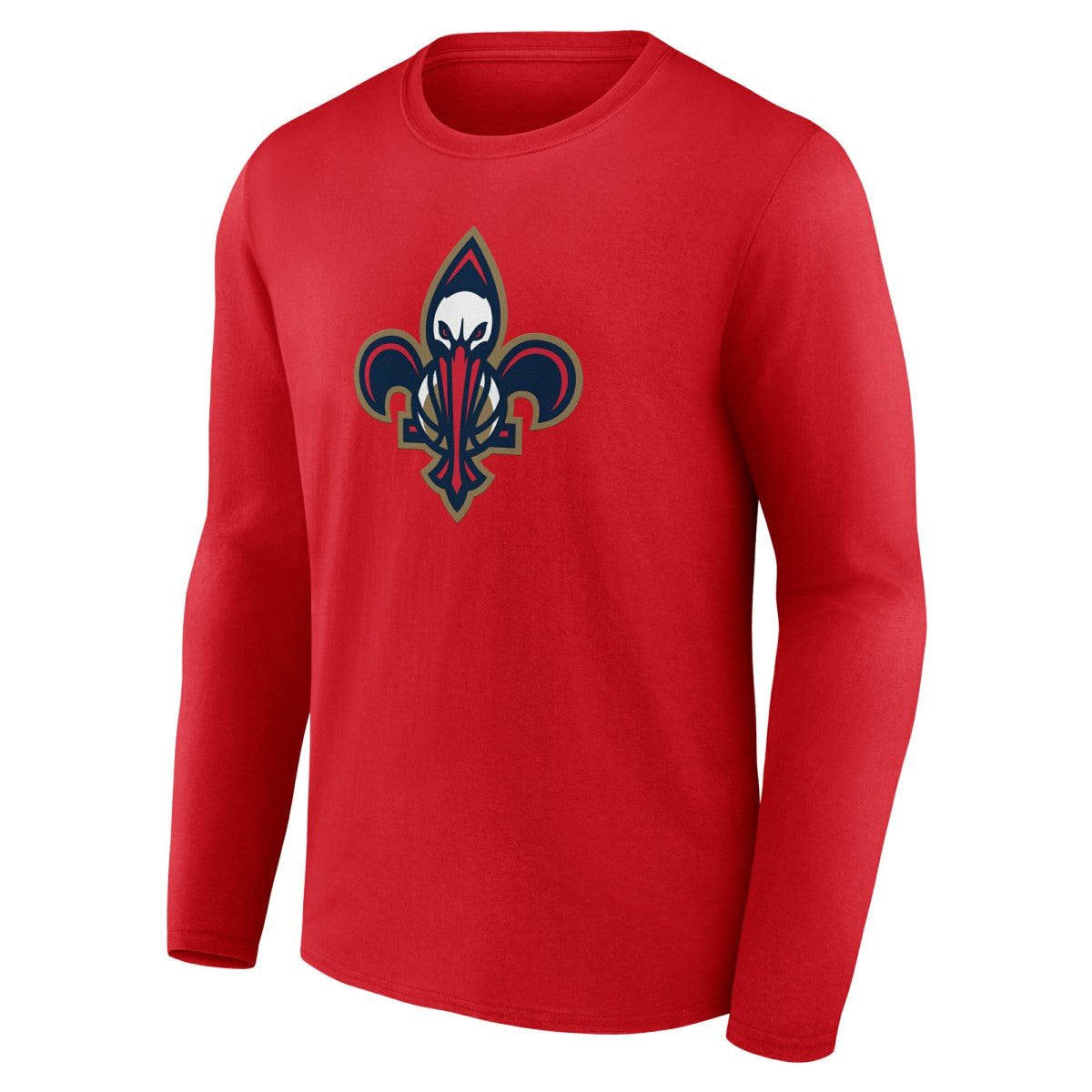 Red New Orleans Pelicans Alternate Logo Long Sleeve T-Shirt | NBA